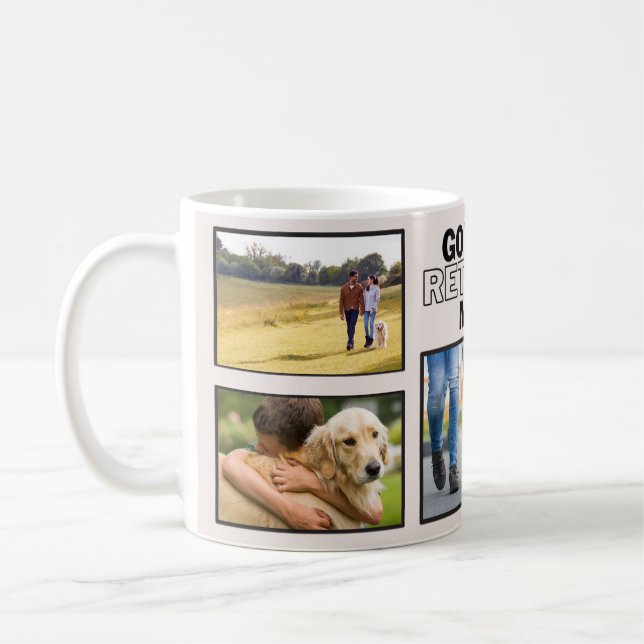 Personalized Golden Retriever Mom Mug - Custom Mug (Left)