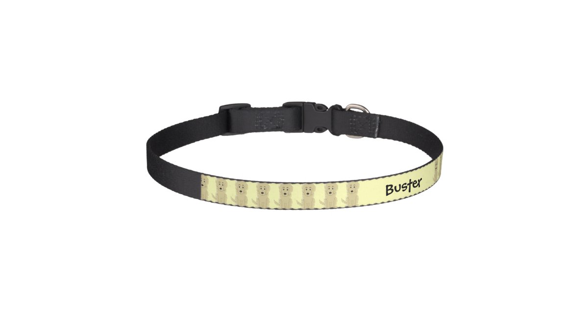 Personalized Goldendoodle Dog Design Pet Collar Zazzle