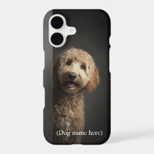 Personalized Goldendoodle Portrait iPhone 17 Case