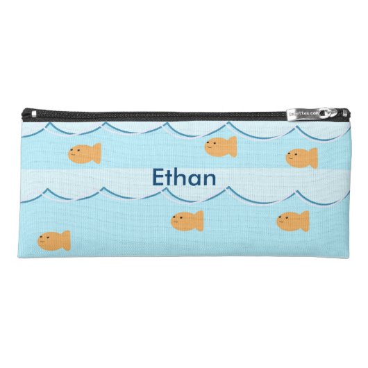 Personalized goldfish pencil case (Front)
