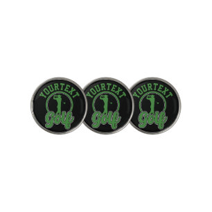 Personalized Golf ADD NAME Retro Pro Golfer Swing Ball Marker