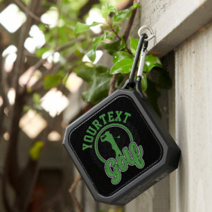 Personalized Golf ADD NAME Retro Pro Golfer Swing Bluetooth Speaker