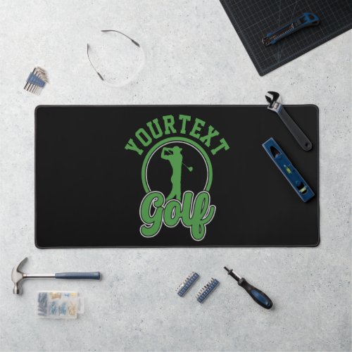 Personalized Golf ADD NAME Retro Pro Golfer Swing