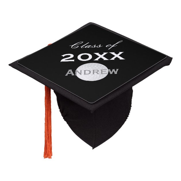 Personalized Golf Any Custom Color Class Of Year Graduation Cap Topper