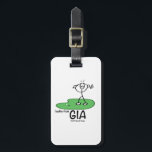 Personalized Golf Bag Tag<br><div class="desc">Suffer from Gold induced anger disorder?  This is the tag for you.</div>