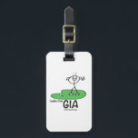 Personalized Golf Bag Tag<br><div class="desc">Suffer from Gold induced anger disorder?  This is the tag for you.</div>