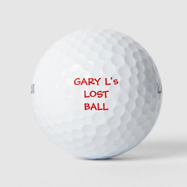 Personalized Golf Ball (Front)