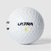 Personalized Golf Ball, 60th Birthday Golf Balls (Logo)