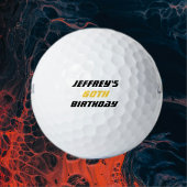 Personalized Golf Ball, 60th Birthday Golf Balls