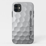 Personalized Golf Ball Dimples Texture Pattern Iphone 11 Case at Zazzle