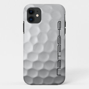 Personalized Golf Ball Dimples Texture Pattern iPhone 11 Case