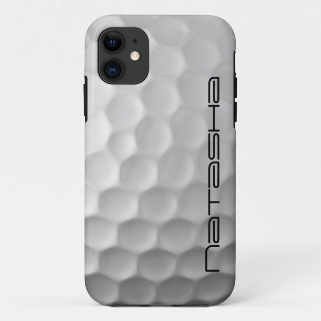 Personalized Golf Ball Dimples Texture Pattern Case-Mate iPhone Case (Back)