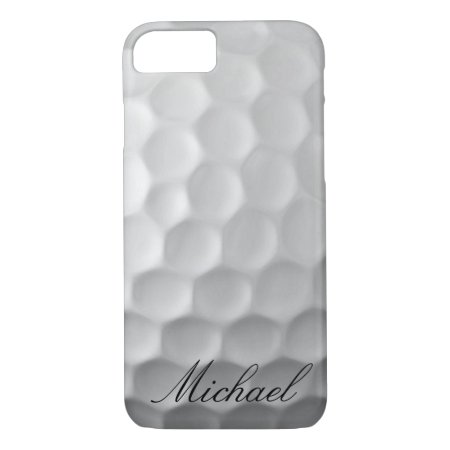 Personalized Golf Ball Dimples Texture Pattern Iphone 8/7 Case