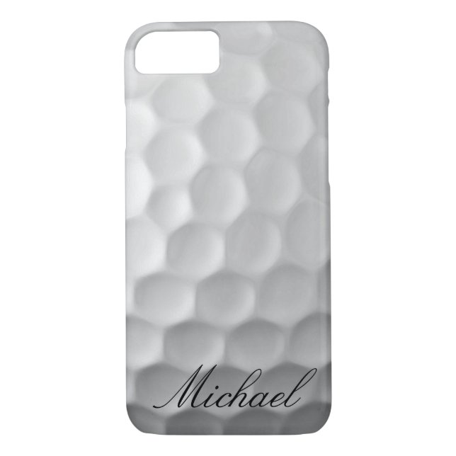 Personalized Golf Ball Dimples Texture Pattern Case-Mate iPhone Case (Back)