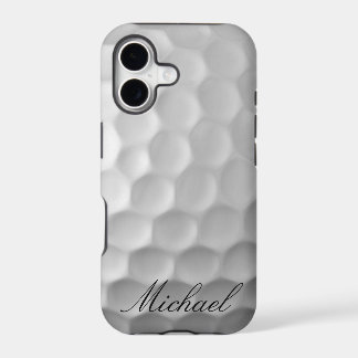 Personalized Golf Ball Dimples Texture Pattern iPhone 17 Case