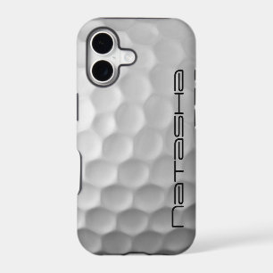 Personalized Golf Ball Dimples Texture Pattern iPhone 17 Case