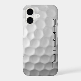 Personalized Golf Ball Dimples Texture Pattern iPhone 17 Case