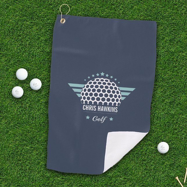 Personalized Golf Ball Logo Golf Towel (Creator Uploaded)