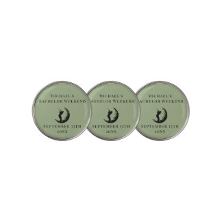 Personalized Golf Ball Marker | Bachelor Weekend