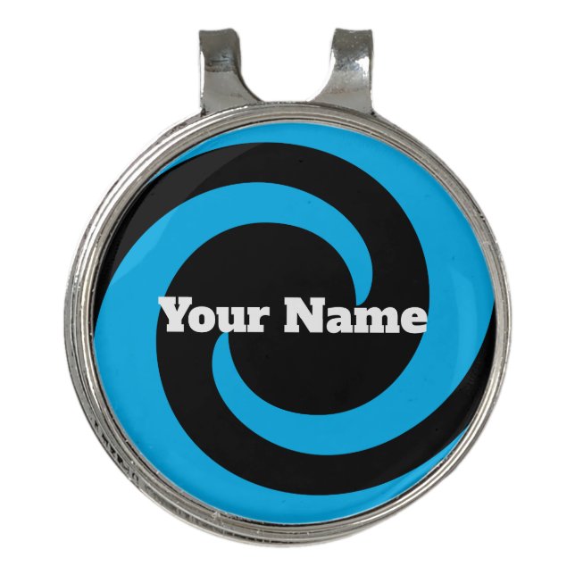 Personalized Golf Ball Marker Hat Clip (Front)