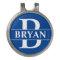 Personalized Golf Ball Marker & Hat Clip - Blue