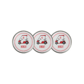 Personalized Golf Ball Marker with Name & Monogram