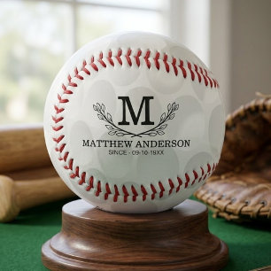 Personalized Golf Ball Pattern Name Monogram Age