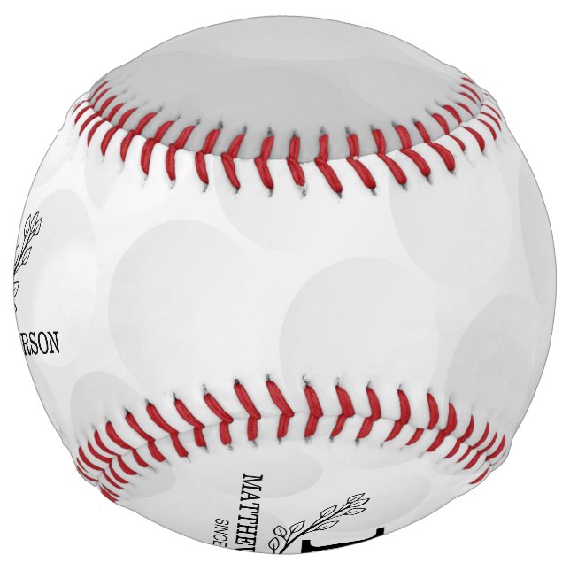 Personalized Golf Ball Pattern Name Monogram Age (Front)