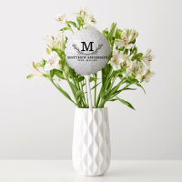 Personalized Golf Ball Pattern Name Monogram Age