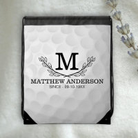 Personalized Golf Ball Pattern Name Monogram Age