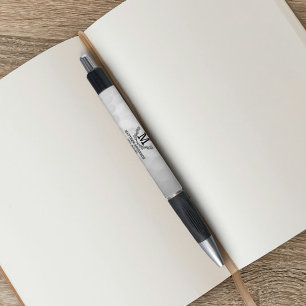 Personalized Golf Ball Pattern Name Monogram Age Pen