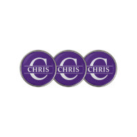 Personalized Golf Ball - Purple