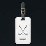 Personalized Golf Ball sticks Player         Luggage Tag<br><div class="desc">Personalized Golf Ball sticks Player Luggage Tag</div>