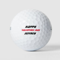 Personalized Golf Ball, Valentine's Day Golf Balls