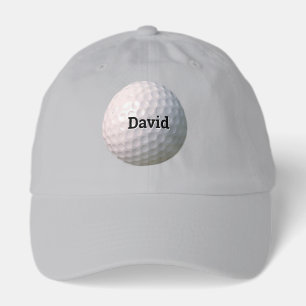 Personalized Golf Ball with Dimples Hat
