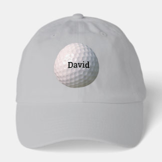 Personalized Golf Ball with Dimples Hat