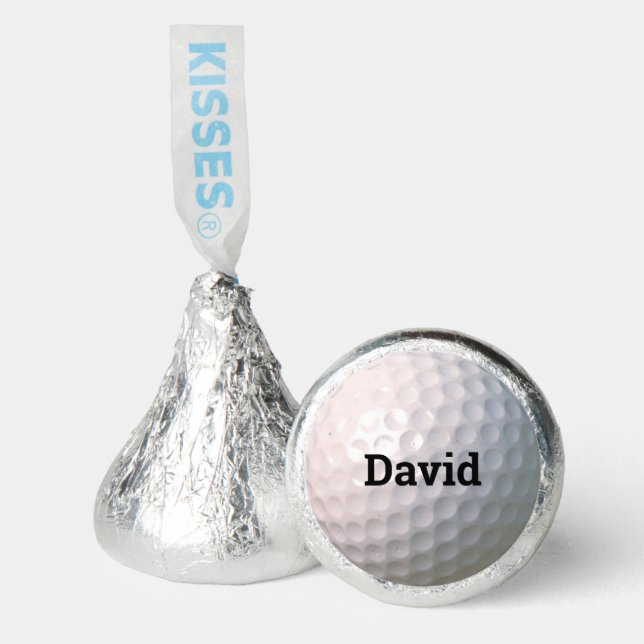 Personalized Golf Ball with Dimples Hershey®'s Kisses® (Front)