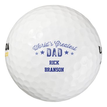 Personalized Golf Ball World's Greatest Dad