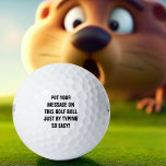 Personalized Golf Balls at Zazzle