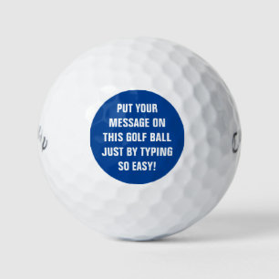 Personalized Golf Balls