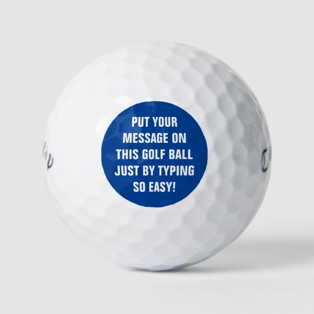 Personalized Golf Balls (Front)