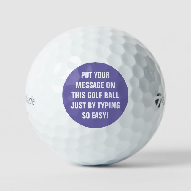 Personalized Golf Balls (Front)