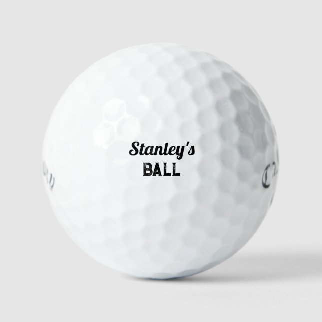 Personalized Golf Balls (Front)