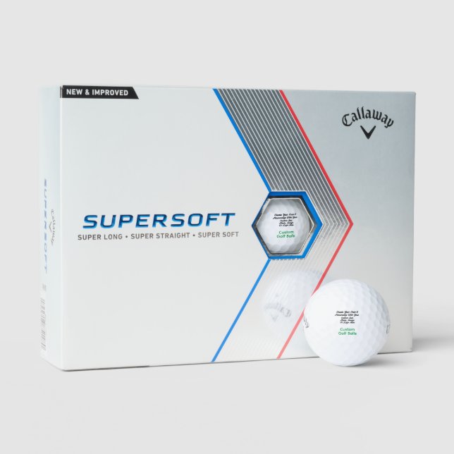 Personalized Golf Balls - Custom Name/Logo Designs (Packaging)
