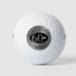 Personalized Golf Balls For 60th Birthday
