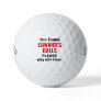 Personalized Golf Balls Funny Lost Ball Saying