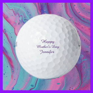 Personalized Golf Balls, Mother's Day, Purple Balls