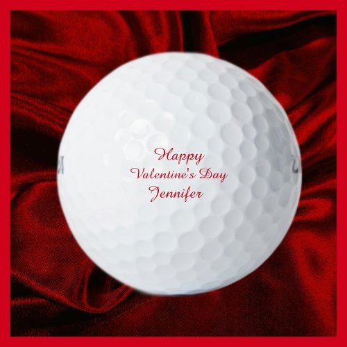 Personalized Golf Balls Valentines Day Golf Balls