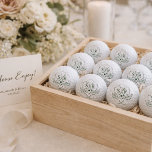 Personalized Golf Balls with Initials<br><div class="desc">Elevate every round with these custom monogram golf balls, designed with a clean, modern crest featuring crossed golf clubs and personalized initials. A timeless design that feels both classic and meaningful, these golf balls make a thoughtful gift for weddings, groomsmen, corporate events, or golf lovers who appreciate elevated details. Perfect...</div>