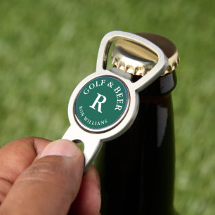 Personalized GOLF & BEER Monogram Divot Tool